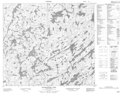Rottenstone Lake, SK (074A07 CanMatrix)
