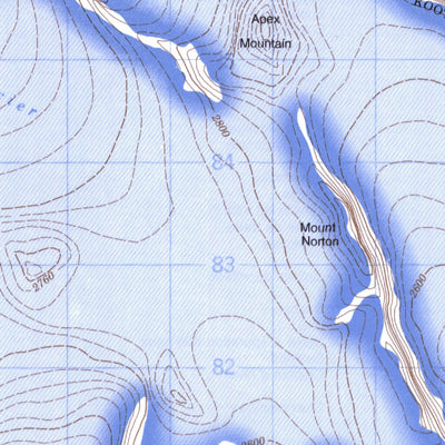 Clemenceau Icefield, AB (083C04 CanMatrix)