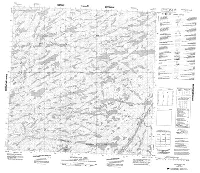 Huntington Lake, NT (075B04 CanMatrix)