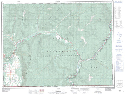Yahk, BC (082F01 CanMatrix)