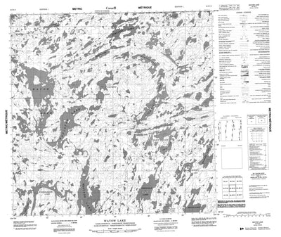 Wayow Lake, NT (064M13 CanMatrix)