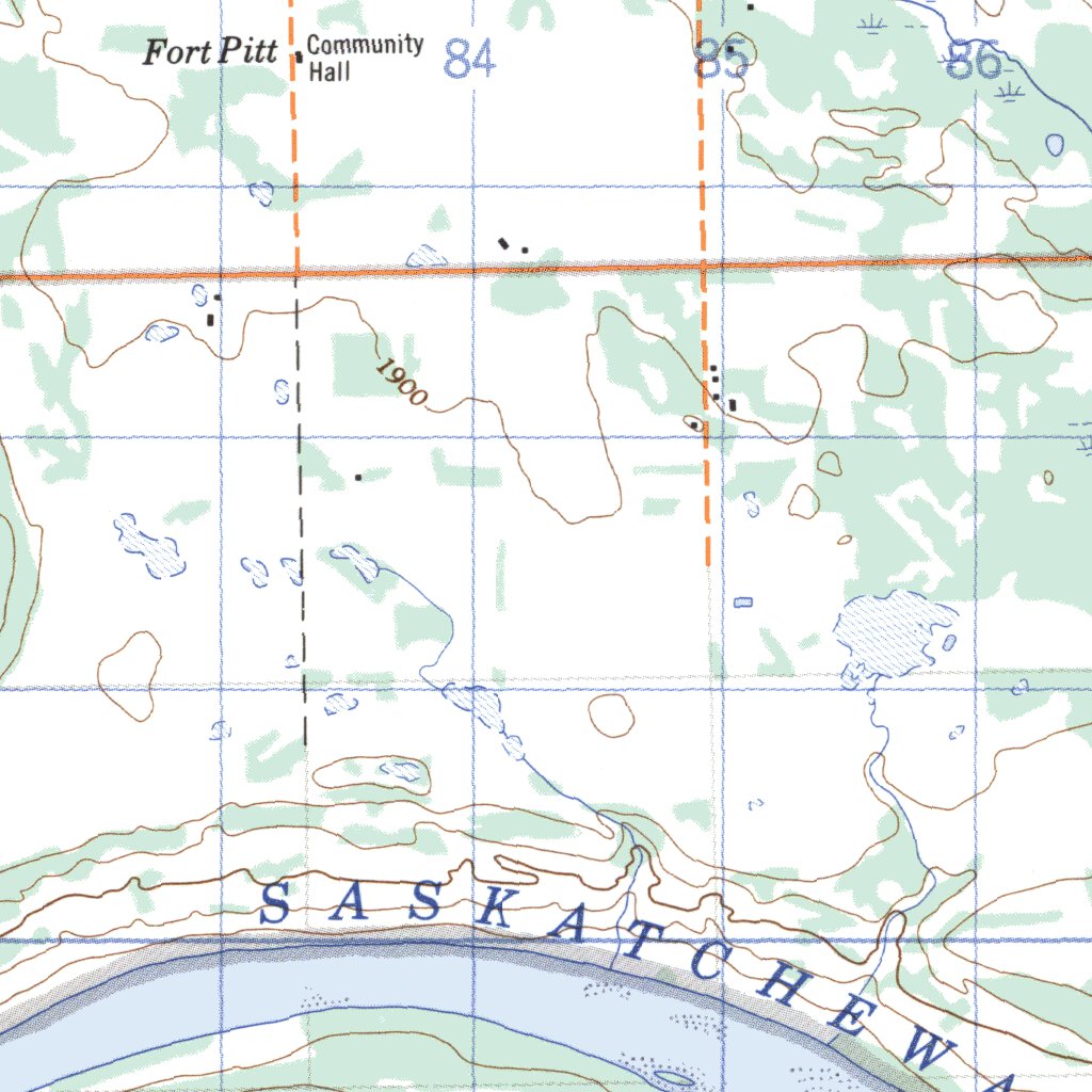 Frenchman Butte, SK (073F12 CanMatrix) Map by Natural Resources Canada Avenza Maps