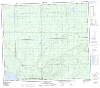 Marten Lakes, AB (083O10 CanMatrix)