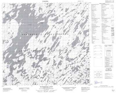 Waterbury Lake, SK (074I01 CanMatrix)