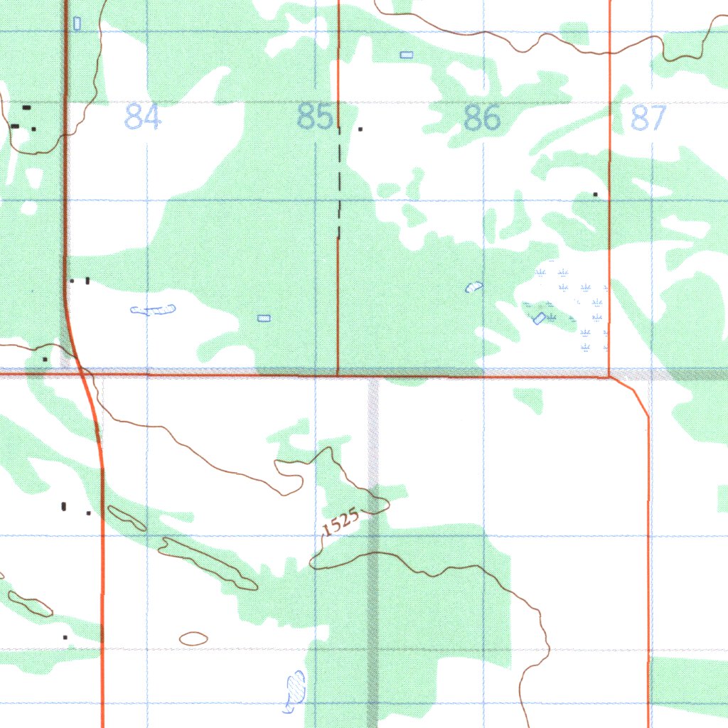 Weirdale, SK (073H06 CanMatrix) Map by Natural Resources Canada Avenza Maps