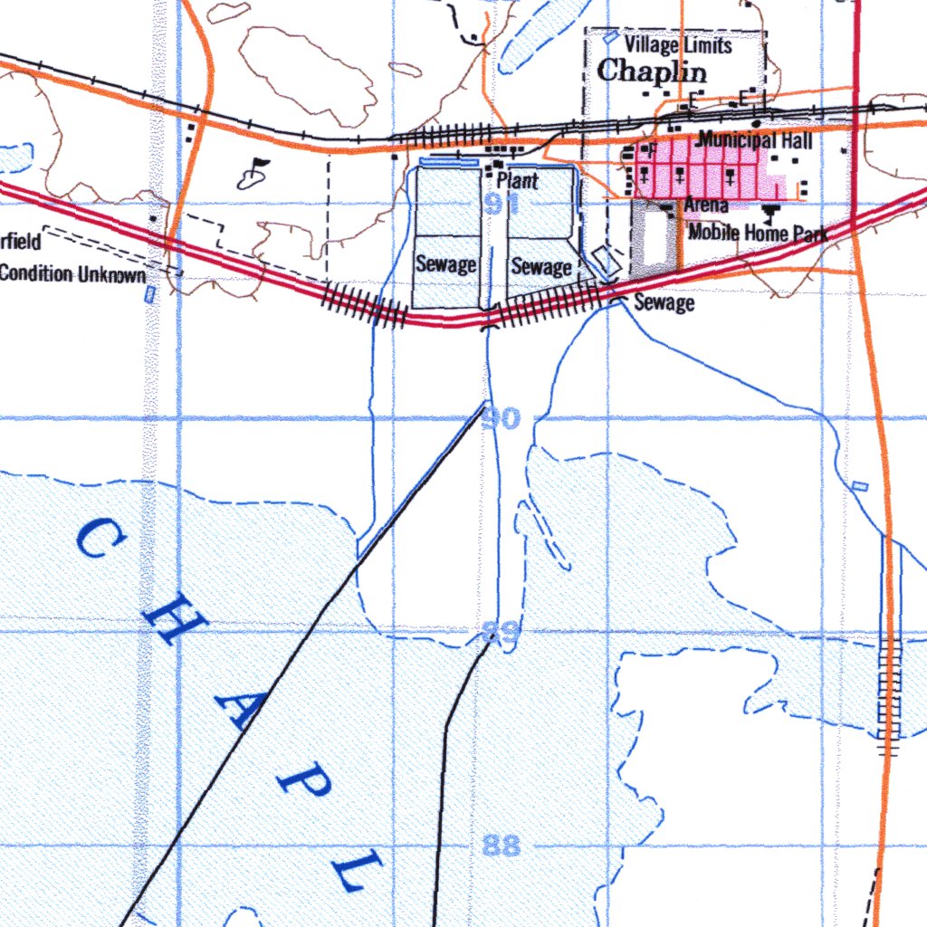 Chaplin, SK (072J07 CanMatrix) Map by Natural Resources Canada