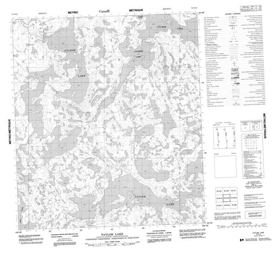 Taylor Lake, NT (075N15 CanMatrix)