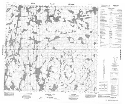 Brisebois Lake, MB (064F07 CanMatrix)