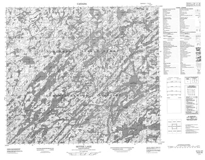 Settee Lake, SK (073P16 CanMatrix)