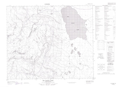 Little Narrow Lake, SK (073I08 CanMatrix)