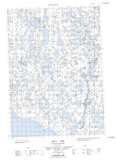 Koka Lake West, NU (067A09 CanMatrix)