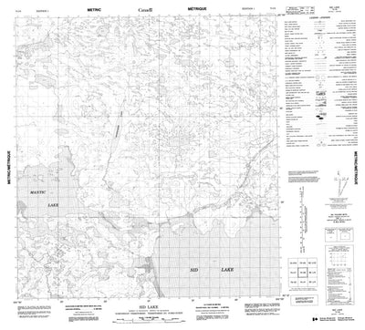 Sid Lake, NT (075I08 CanMatrix)