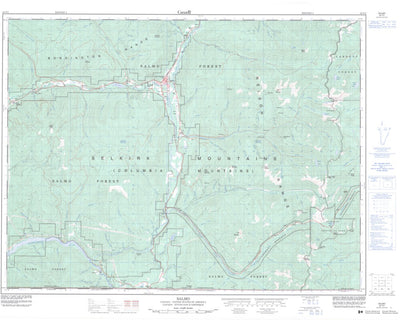 Salmo, BC (082F03 CanMatrix)
