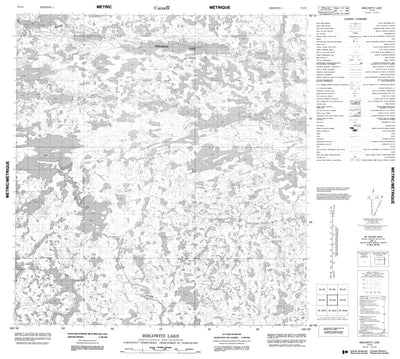 Biblowitz Lake, NT (075I03 CanMatrix)