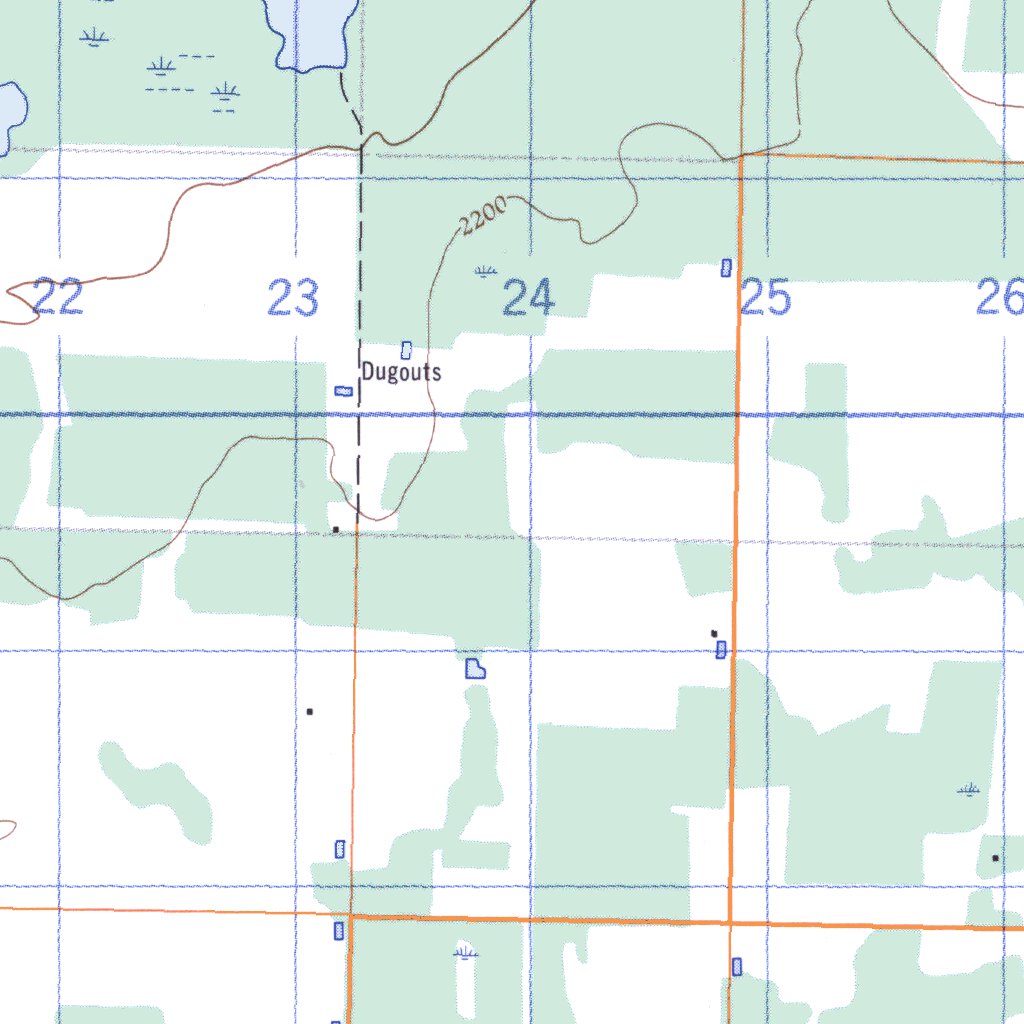 Fairview, AB (084D01 CanMatrix) Map by Natural Resources Canada ...
