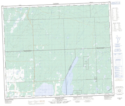 Helene Lake, SK (073F09 CanMatrix)