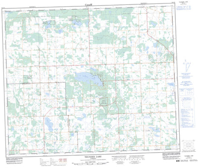 Thunder Lake, AB (083J02 CanMatrix)