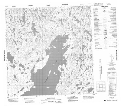 Kakoot Lake, NT (065D15 CanMatrix)