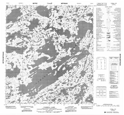 Camsell Lake, NT (075M11 CanMatrix)
