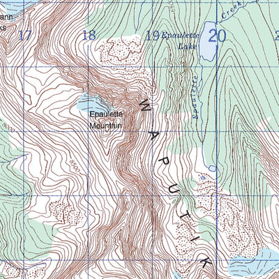 Mistaya Lake, AB (082N15 CanMatrix)