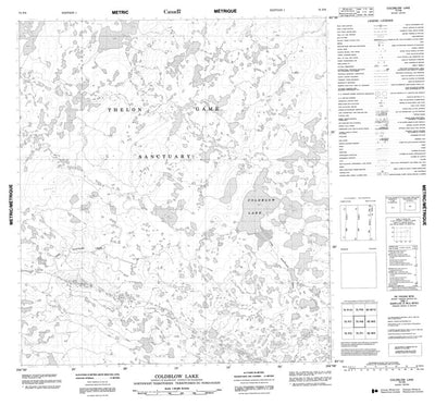 Coldblow Lake, NT (075P08 CanMatrix)