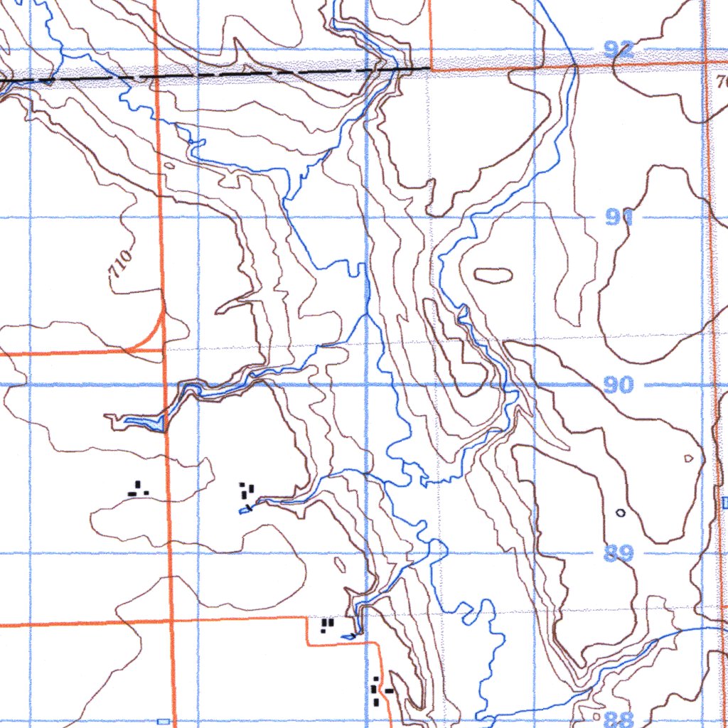 Brock, SK (072N07 CanMatrix) Map by Natural Resources Canada | Avenza Maps
