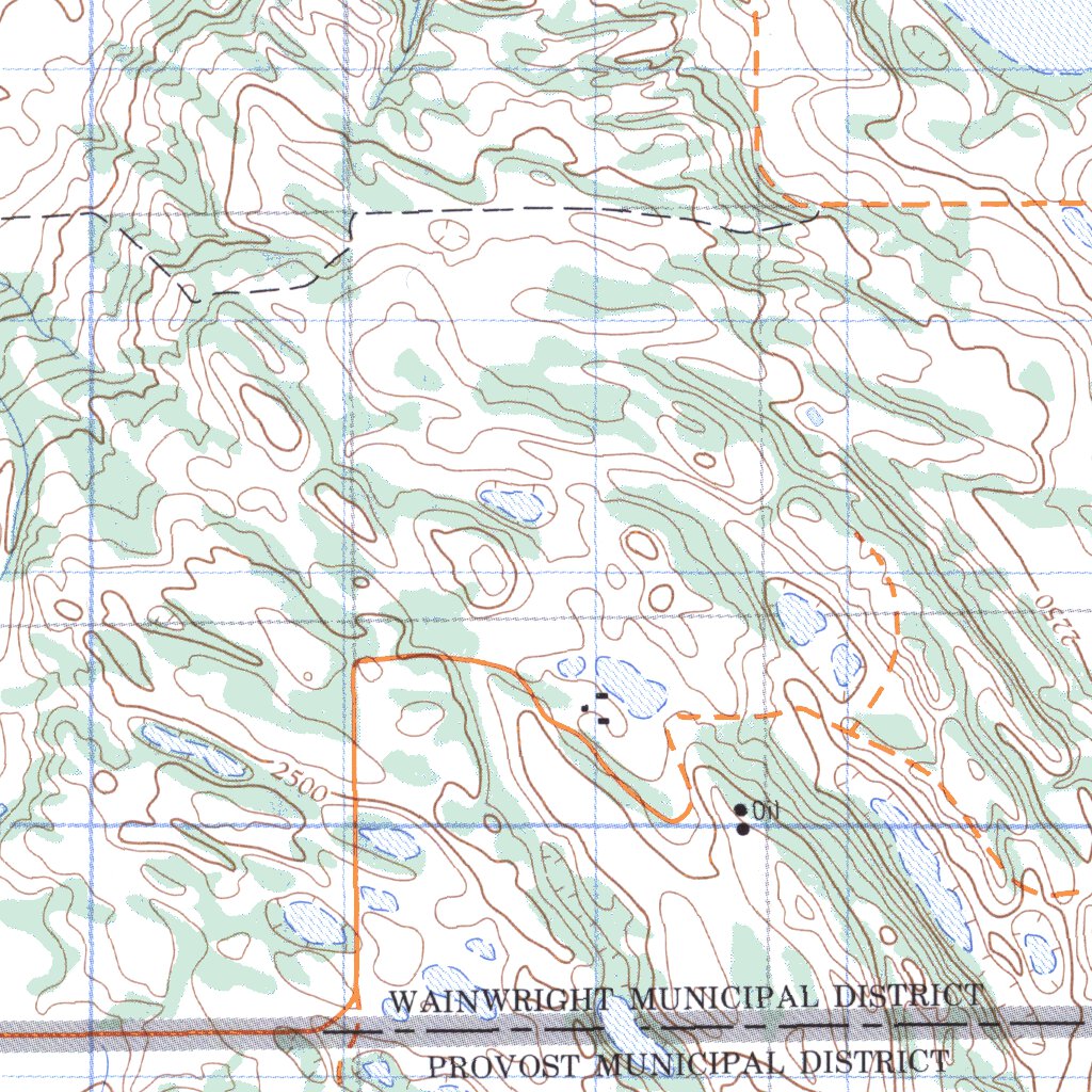 Chauvin, AB (073D09 CanMatrix) Map by Natural Resources Canada | Avenza ...