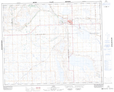Unity, SK (073C06 CanMatrix) Map by Natural Resources Canada | Avenza Maps