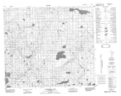 Cranberry Lake, AB (084B03 CanMatrix)
