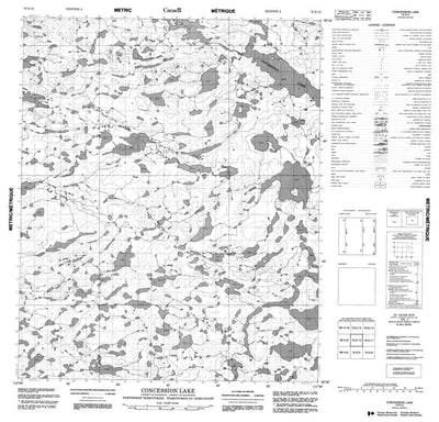 Concession Lake, NU (076E12 CanMatrix)