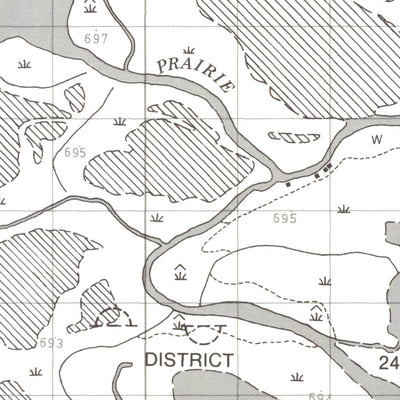Hilda Lake, AB (074L12 CanMatrix)