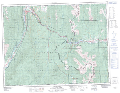 Crowsnest, AB (082G10 CanMatrix)