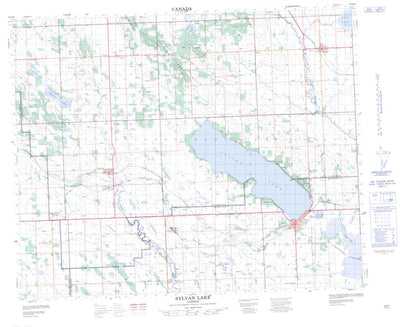 Sylvan Lake, AB (083B08 CanMatrix)