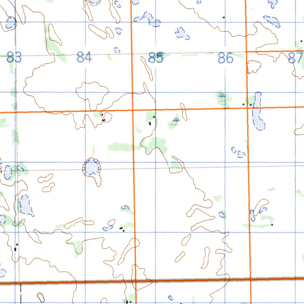 Lashburn, SK (073F04 CanMatrix) Map by Natural Resources Canada