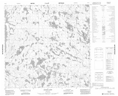 Adair Lake, MB (064O01 CanMatrix)