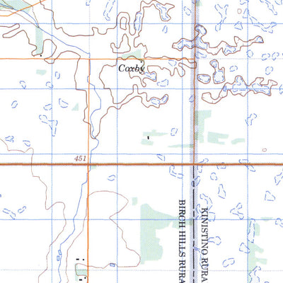 Peonan Lake, SK (073H03 CanMatrix)