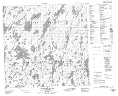 Hutcherson Lake, SK (064M07 CanMatrix)