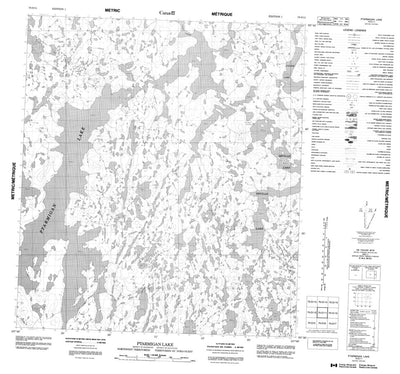 Ptarmigan Lake, NT (075O11 CanMatrix)