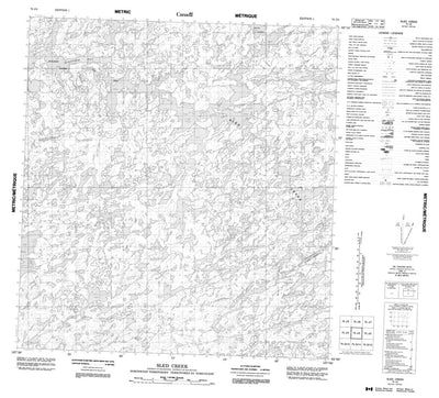 Sled Creek, NT (075J03 CanMatrix)