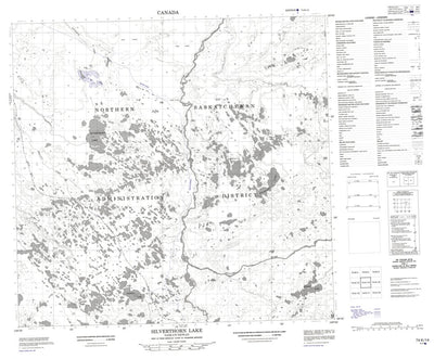 Silverthorn Lake, SK (074K14 CanMatrix)