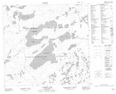 Forrest Lake, SK (074F11 CanMatrix)