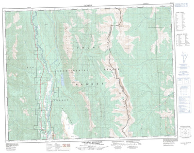 Tornado Mountain, AB (082G15 CanMatrix)
