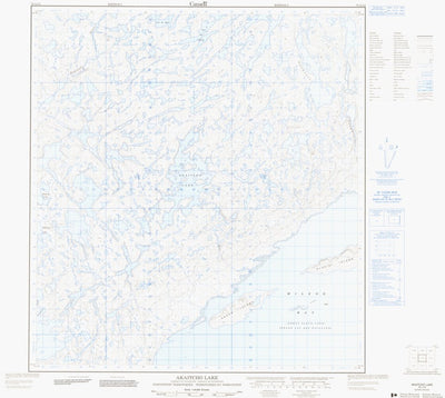 Akaitcho Lake, NT (075L14 CanMatrix)