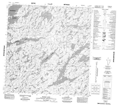 Mcrae Lake, NT (075G12 CanMatrix)