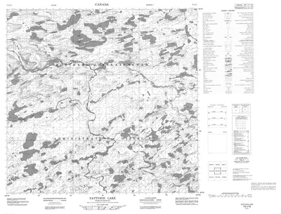 Pattyson Lake, SK (074I15 CanMatrix)