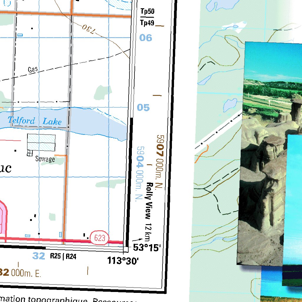 Leduc, AB (083H05 CanMatrix) Map by Natural Resources Canada | Avenza Maps