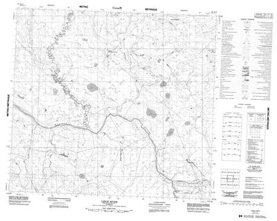 Clearwater Lake, AB (084A13 CanMatrix)