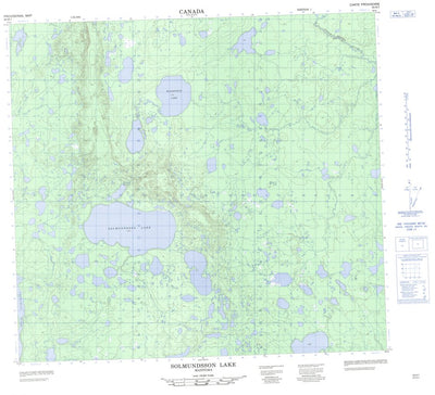 Solmundsson Lake, MB (064H07 CanMatrix)