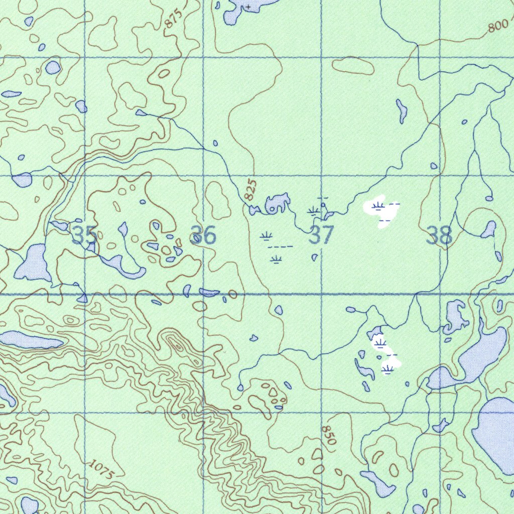 Solmundsson Lake, MB (064H07 CanMatrix) Map by Natural Resources Canada ...
