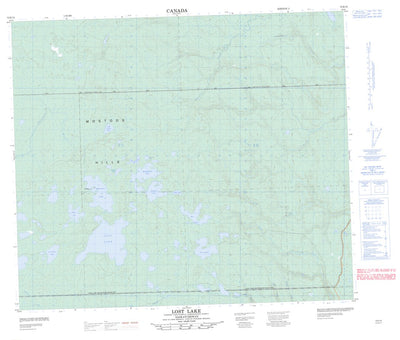 Lost Lake, SK (073K15 CanMatrix)